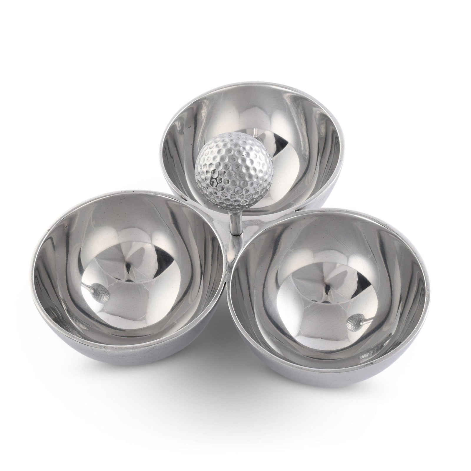 Vagabond House Golf Golf Nut Bowl 3 Section