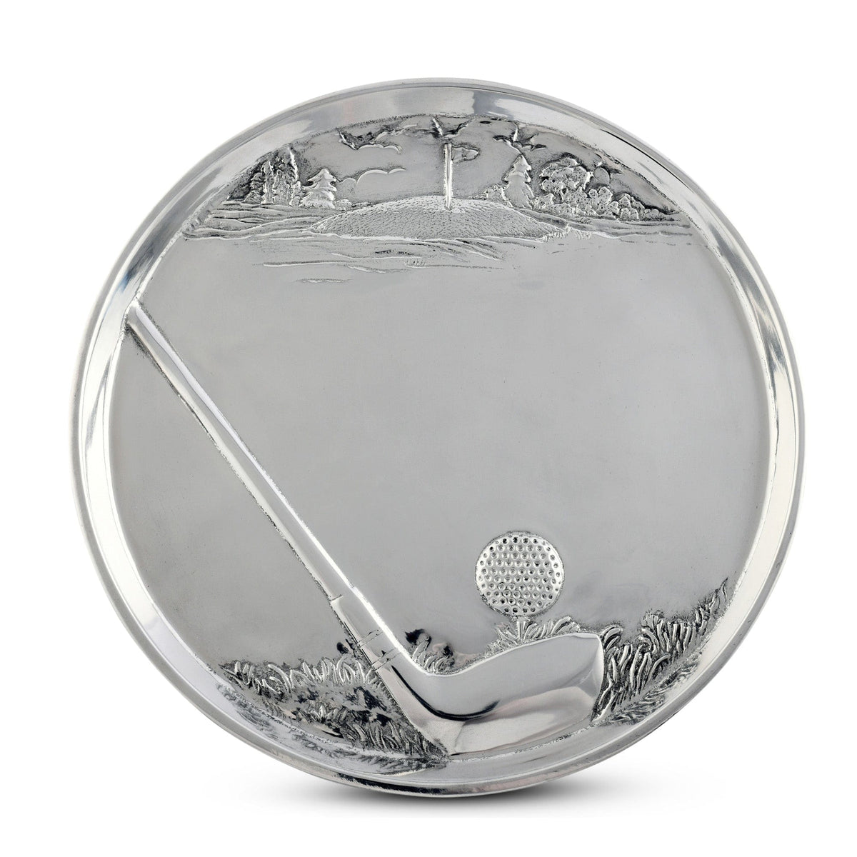 Vagabond House Golf Golf Round Serving Tray