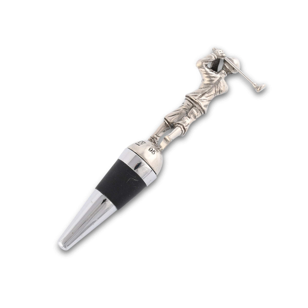 Vagabond House Golf Golfer Bottle Stopper