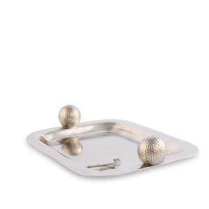 Vagabond House Golf Pewter Catchall Tray Golf Balls