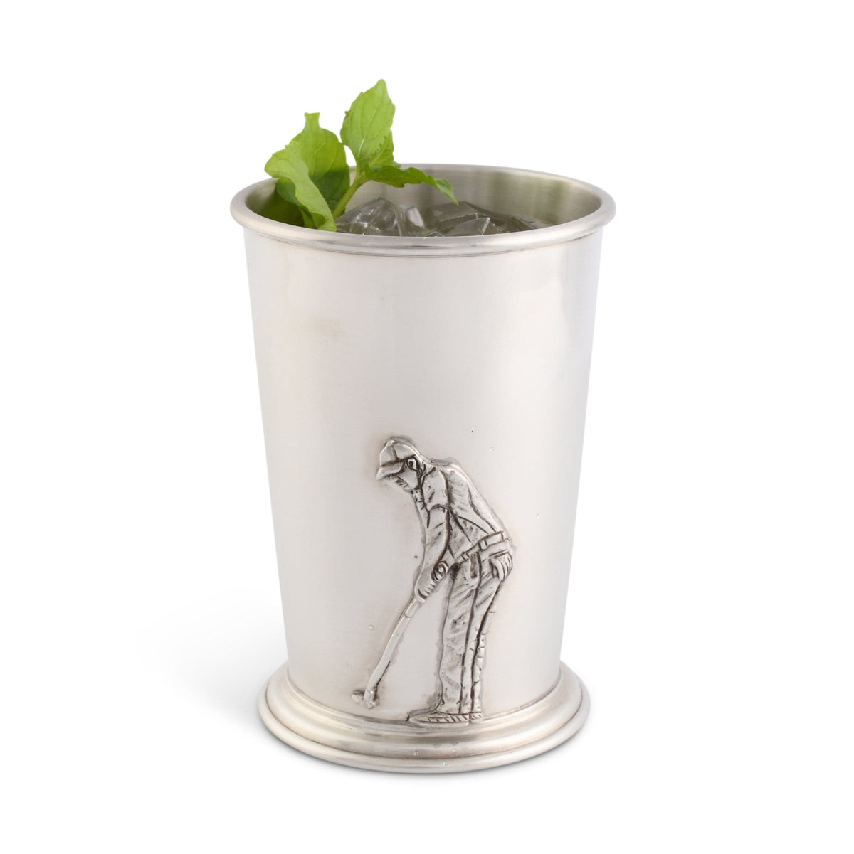 Vagabond House Golf Pewter Golfer Mint Julip Cup