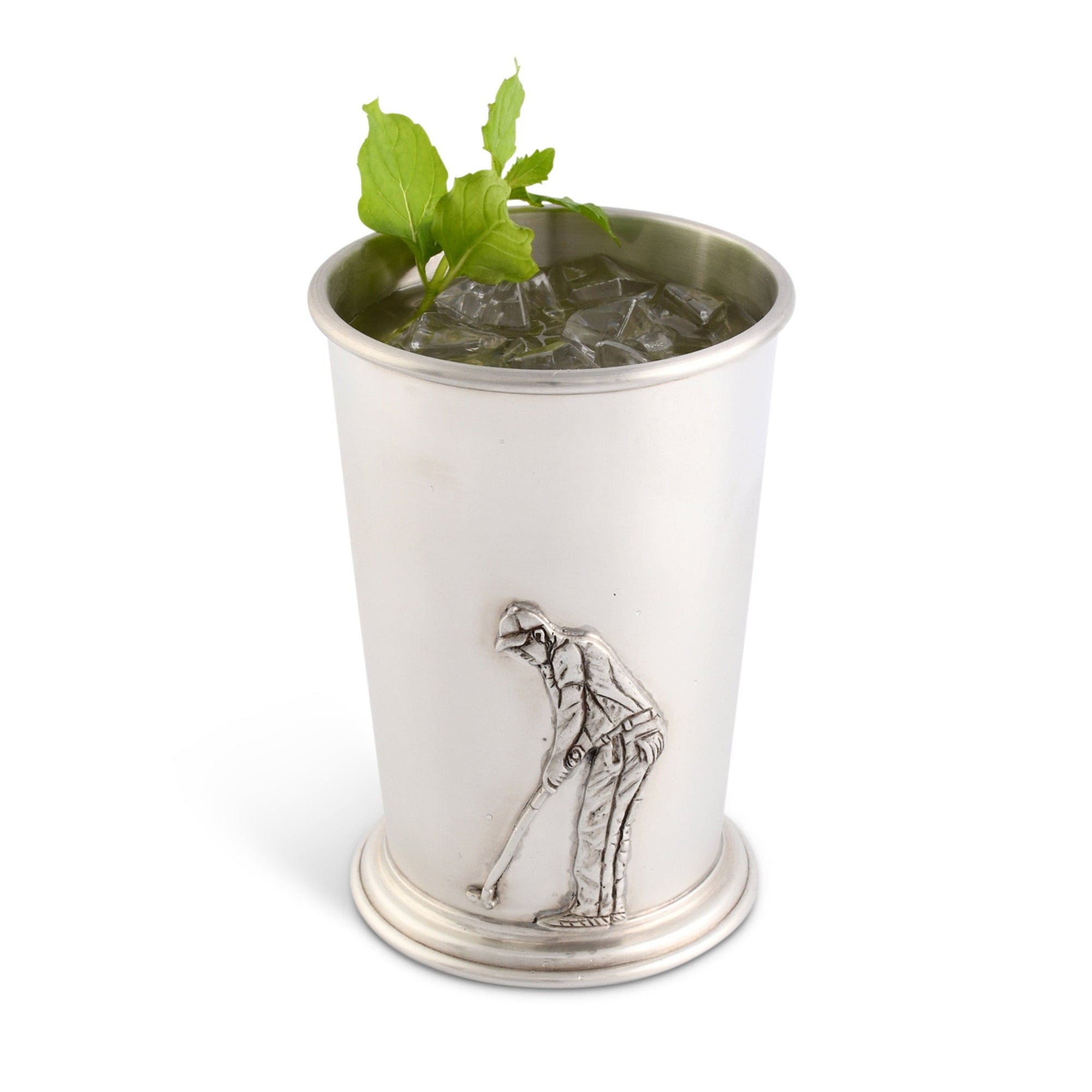 Vagabond House Golf Pewter Golfer Mint Julip Cup