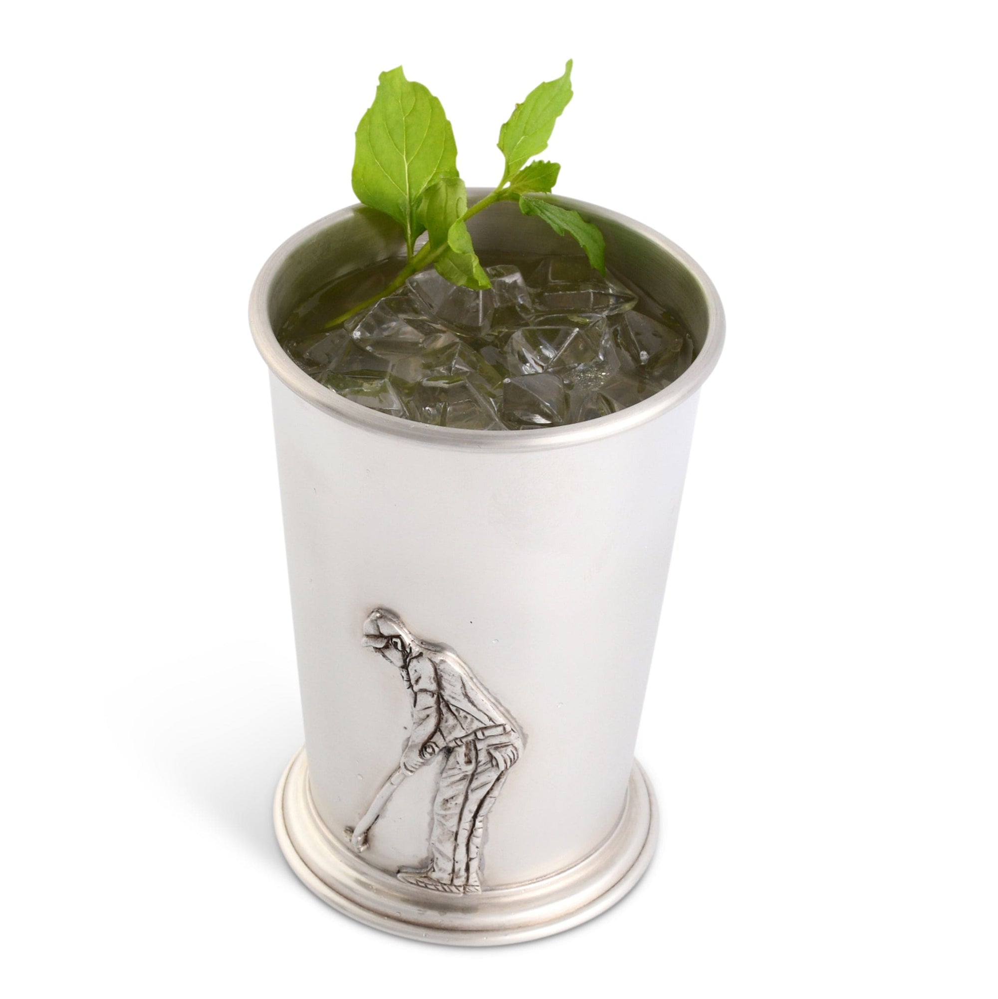 Vagabond House Golf Pewter Golfer Mint Julip Cup