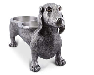 Vagabond House Pet Pewter Dog Feeding Bowl