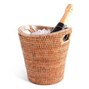 Vagabond House Replacement Hand Woven Rattan Wicker Champagne Bucket  / Ice Bucket