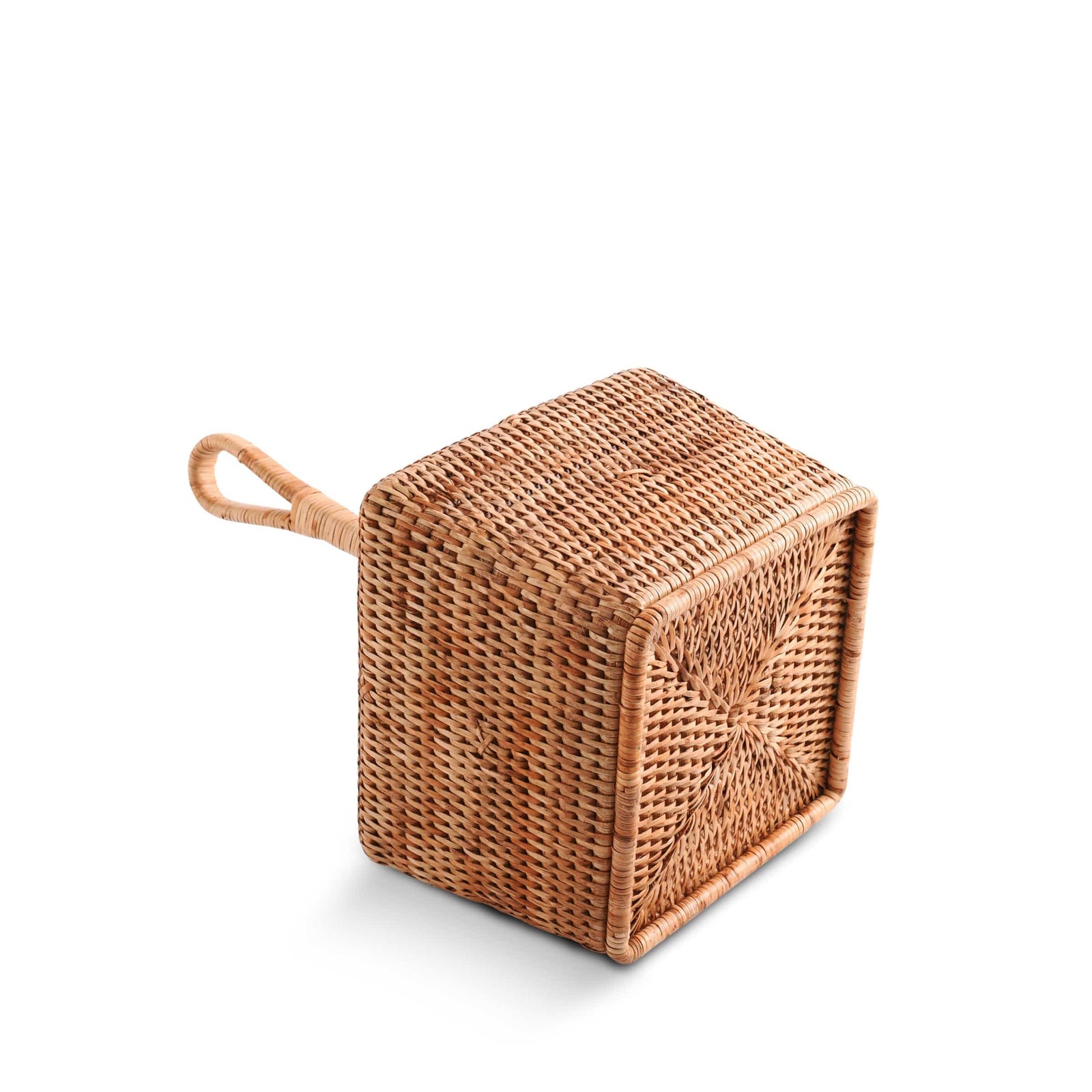 Vagabond House Replacement Hand Woven Rattan Wicker Flatware Caddy