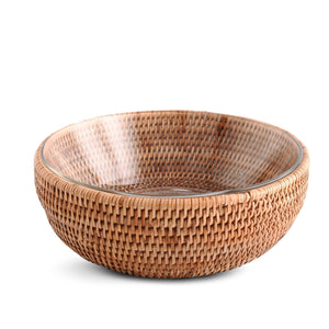 Vagabond House Replacement Hand Woven Serving Bowl Rattan