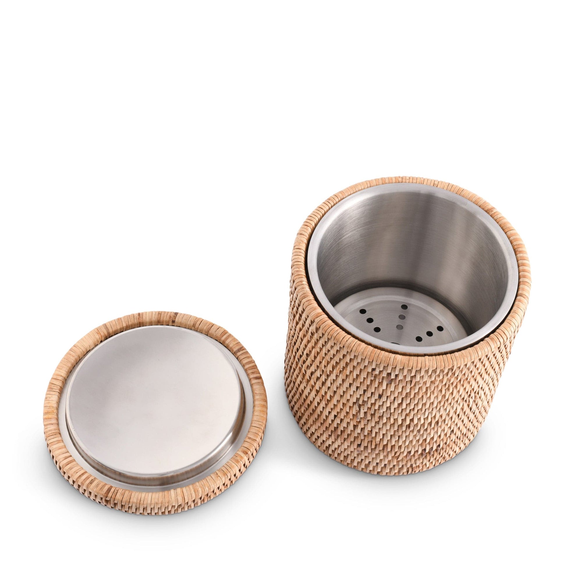 Vagabond House Replacement Hand Woven Wicker Rattan Ice Bucket