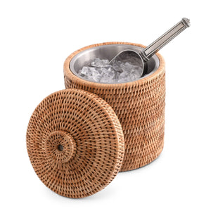 Vagabond House Replacement Hand Woven Wicker Rattan Ice Bucket