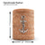 Vagabond House Sea and Shore Anchor Hand Woven Wicker Rattan Utensils Holder