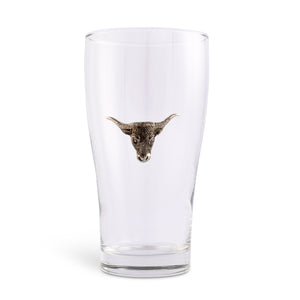 Vagabond House Western Frontier Long  Horn Beer Glass