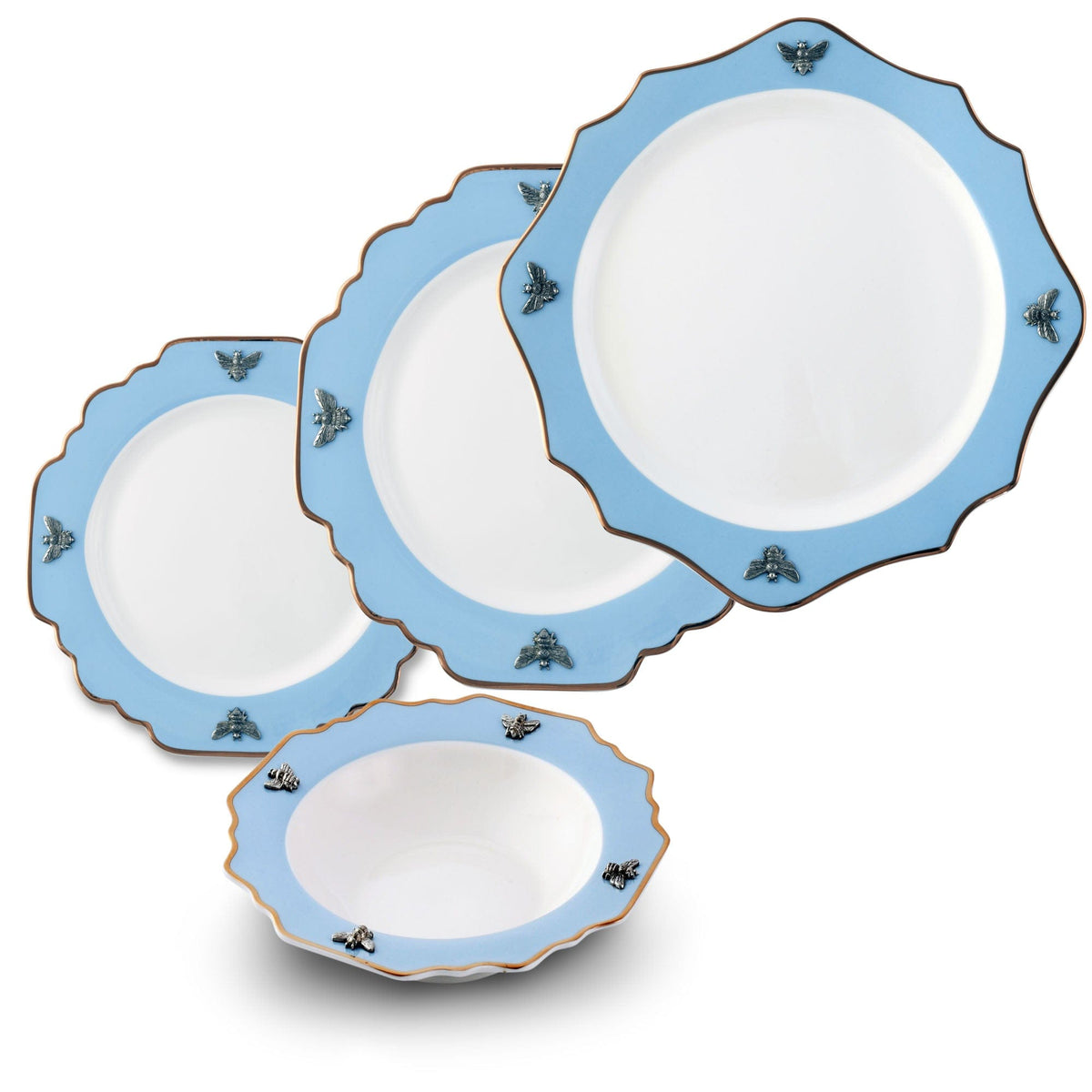 Vagabond House Arche of Bees Bone China Arche of Bee Dinnerware