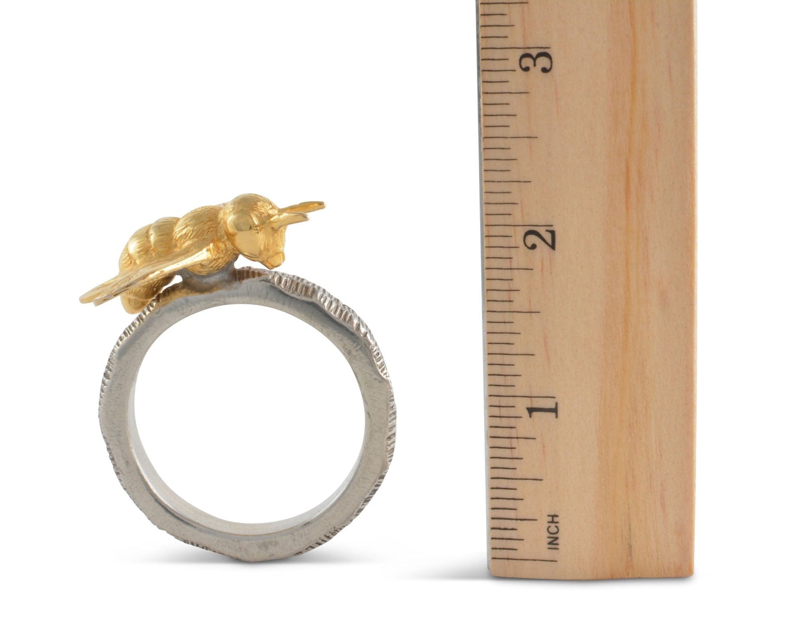 Vagabond House Arche of Bees Gold Bee Napkin Ring