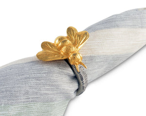 Vagabond House Arche of Bees Gold Bee Napkin Ring