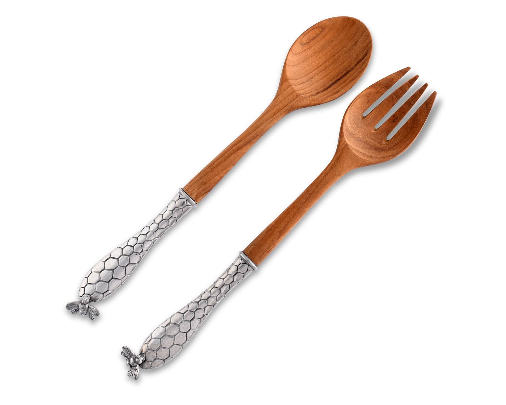 Vagabond House Arche of Bees Little Bees Salad Server Set