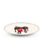 Vagabond House Equestrian Amarillo Western Saddle Pattern Bone China Round Salad Plate