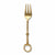 Vagabond House Equestrian Bit Serving Fork - Stainless Steel Shiny Gold
