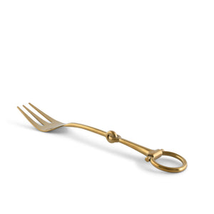 Vagabond House Equestrian Bit Serving Fork - Stainless Steel Shiny Gold