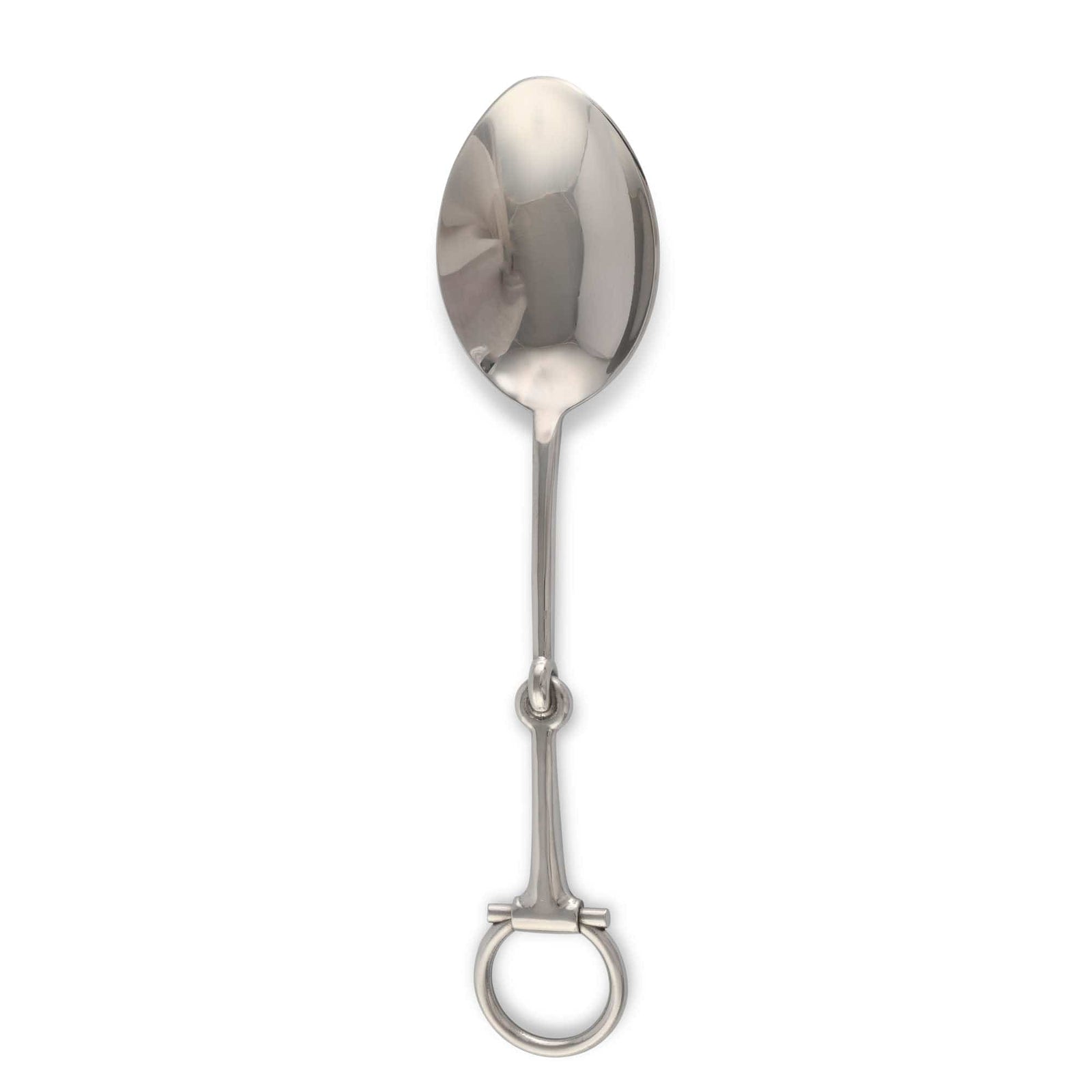 Vagabond House Equestrian Bit Serving Spoon - Stainless Steel Matt Silver