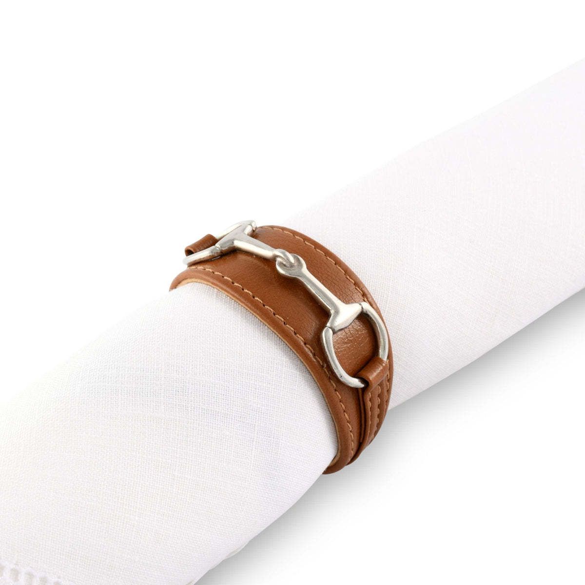 Vagabond House Equestrian Bit Vegan Leather Napkin Ring