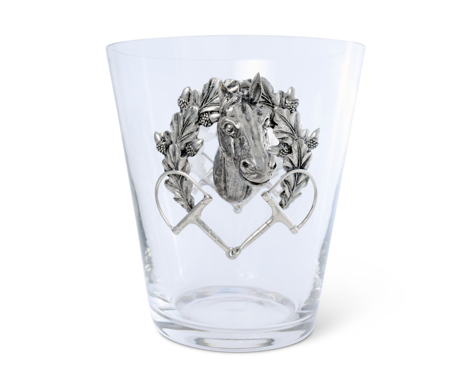 Vagabond House Equestrian Horse Head Glass Ice Bucket