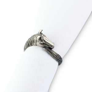 Vagabond House Equestrian Horse Head Napkin Ring