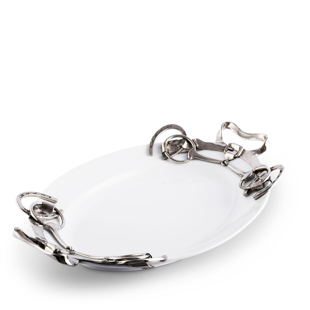 Vagabond House Equestrian Horseshoe &amp; Bit Tray - Large