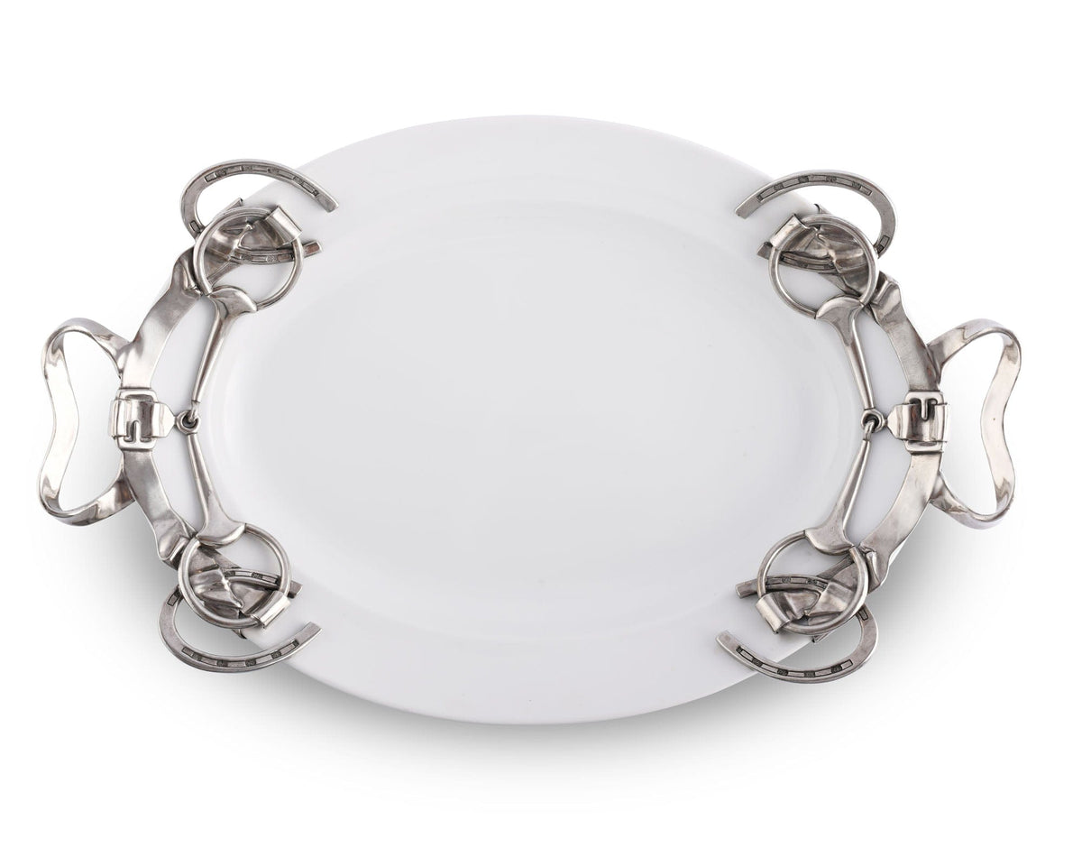 Vagabond House Equestrian Horseshoe &amp; Bit Tray - Large
