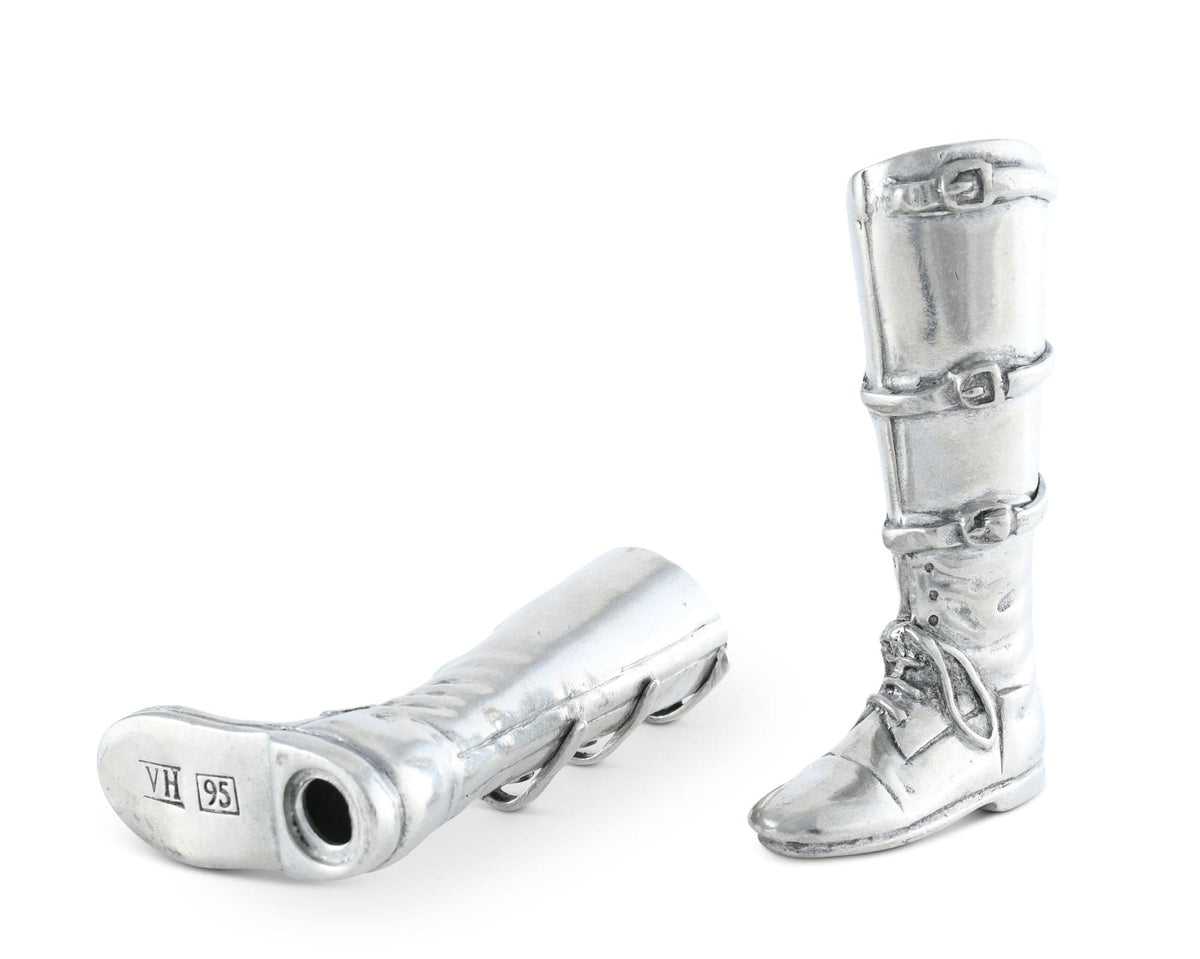 Vagabond House Equestrian Riding Boot Salt &amp; Pepper Set