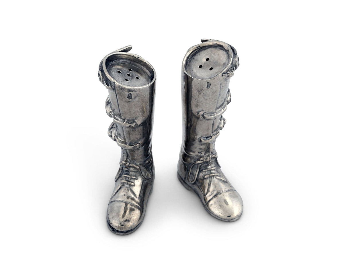 Vagabond House Equestrian Riding Boot Salt &amp; Pepper Set