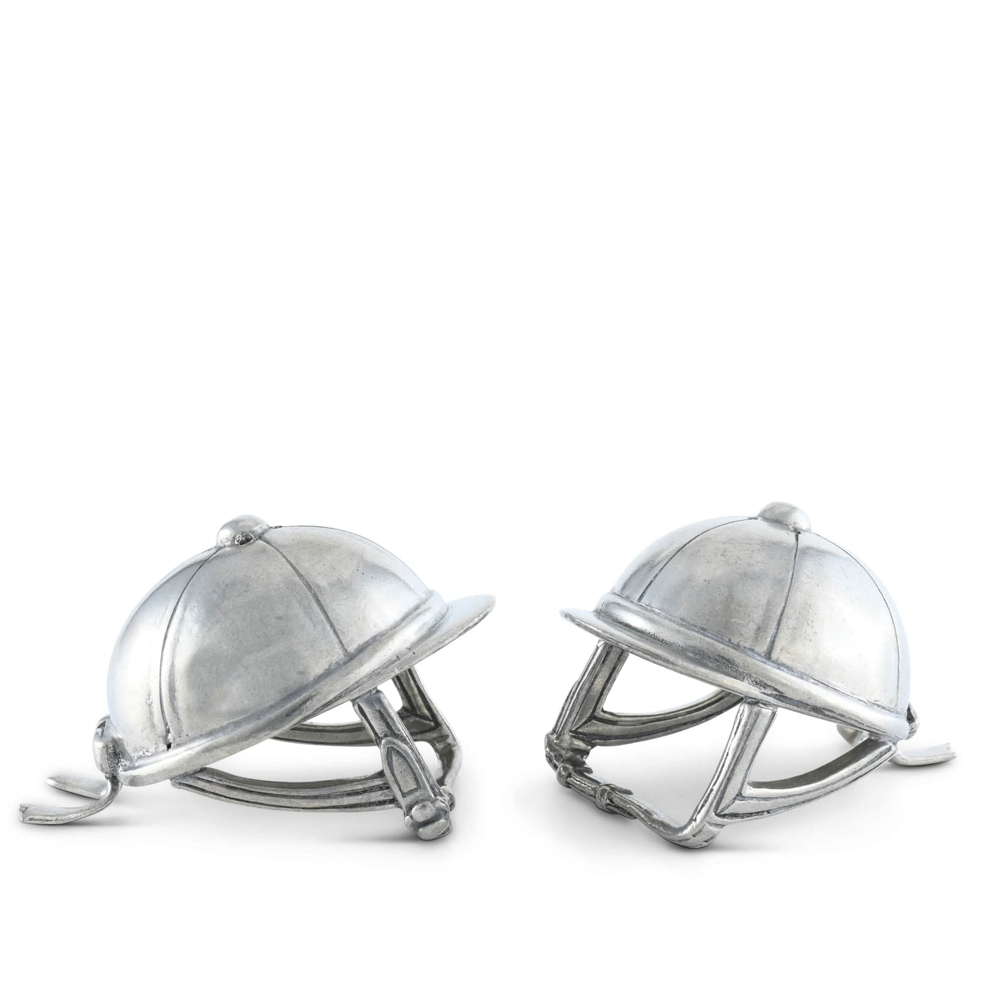 Vagabond House Equestrian Riding Hat Salt & Pepper Set