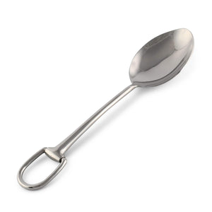 Vagabond House Equestrian Stirrup Serving Spoon - Stainless Steel Matte Silver