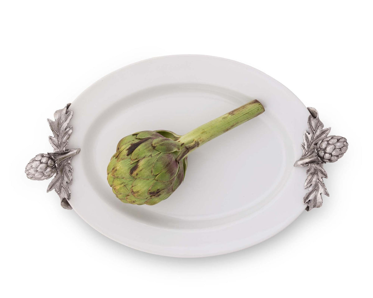 Vagabond House Farmer&#39;s Market Artichoke Stoneware Deep Tray