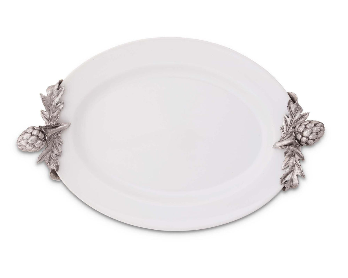 Vagabond House Farmer&#39;s Market Artichoke Stoneware Deep Tray