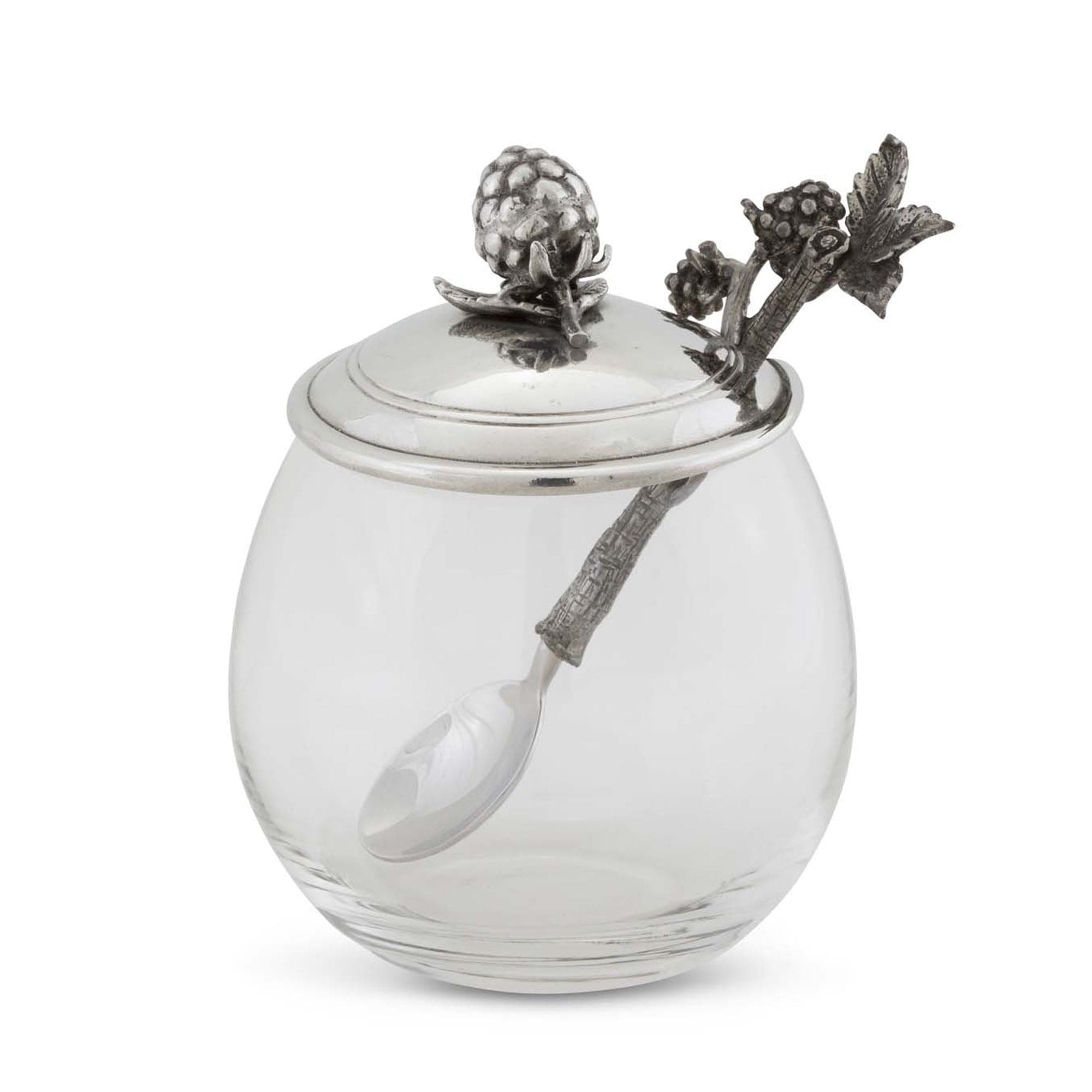Glass Jar With Spoon