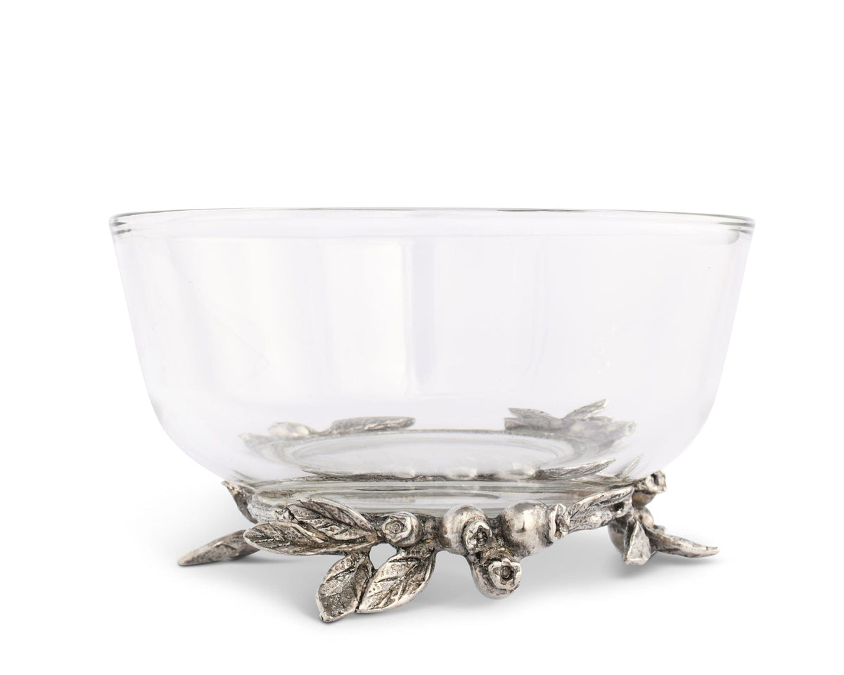 Vagabond House Farmer&#39;s Market Blueberry Glass Bowl