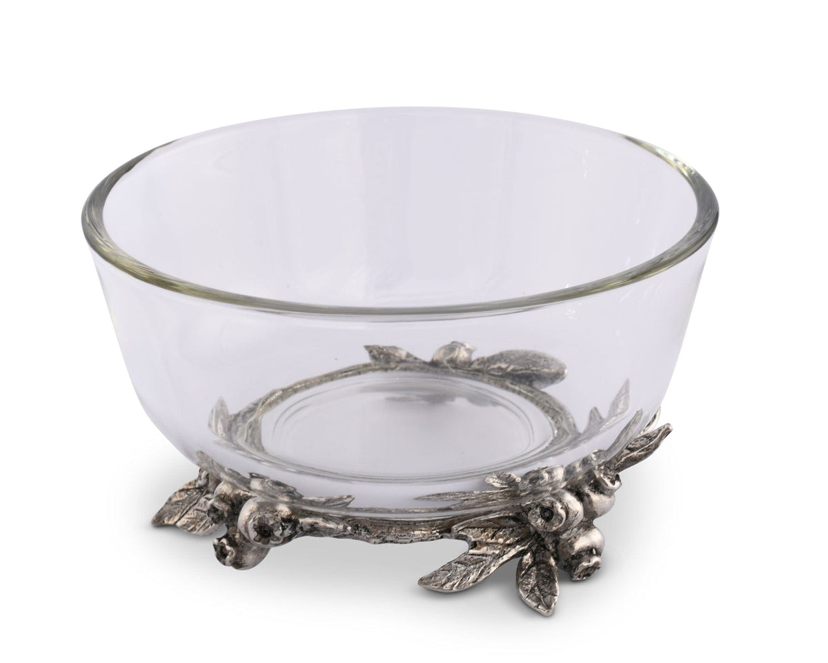 Vagabond House Farmer&#39;s Market Blueberry Glass Bowl