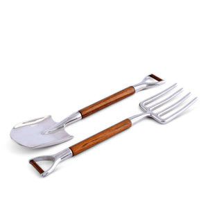 Vagabond House Farmer's Market Fork & Shovel Salad Serving Set