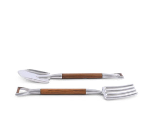 Vagabond House Farmer's Market Fork & Shovel Salad Serving Set