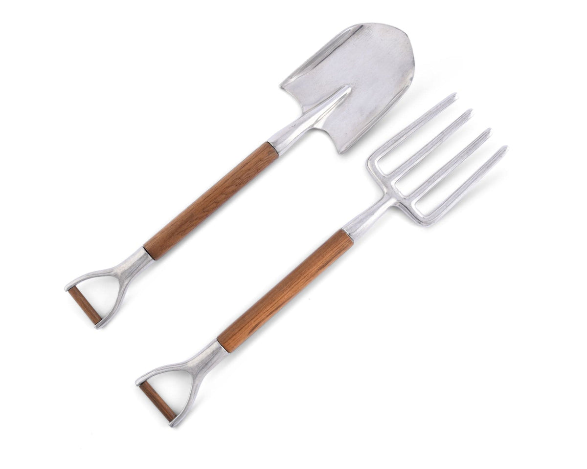 Vagabond House Farmer&#39;s Market Fork &amp; Shovel Salad Serving Set