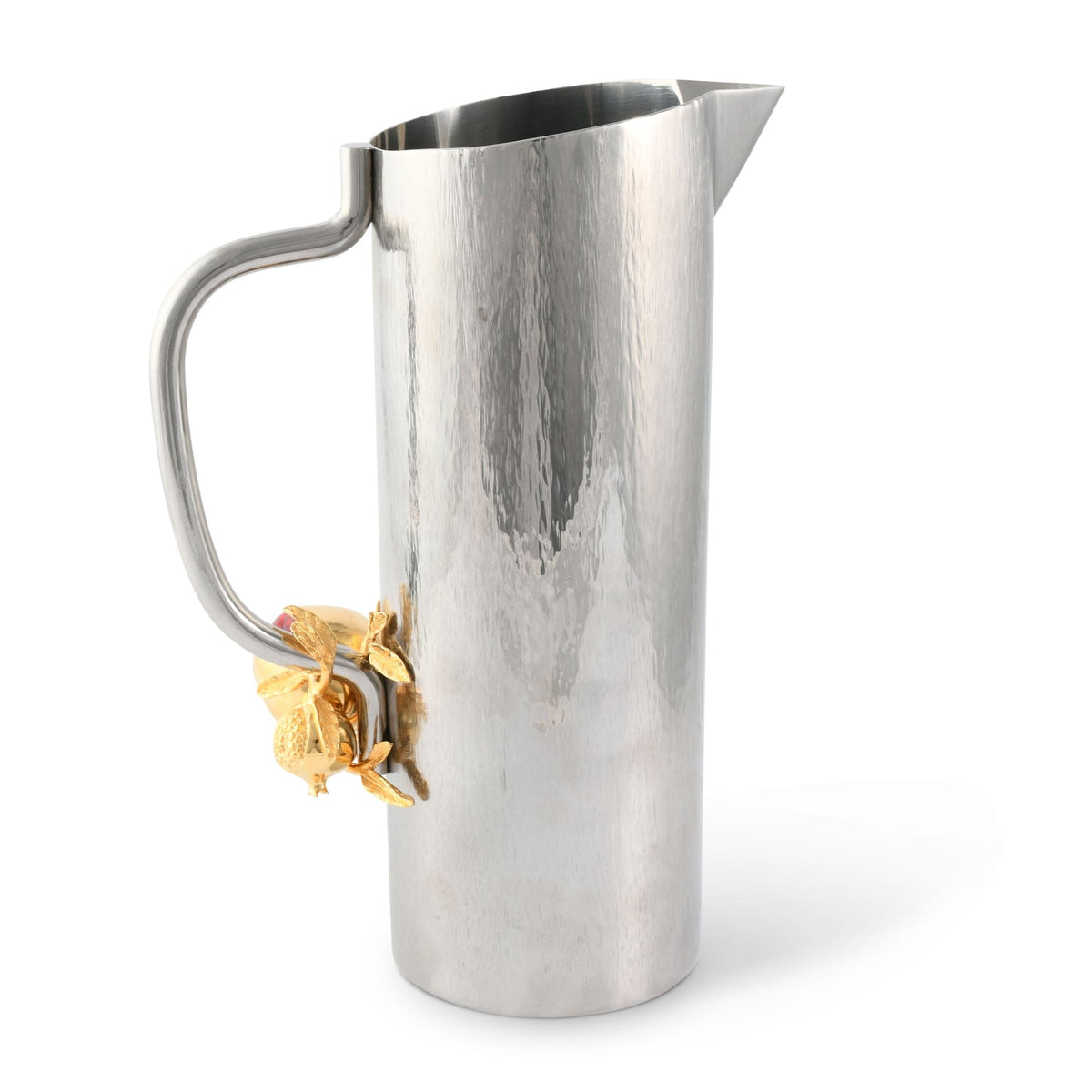 Vagabond House Farmer&#39;s Market Gold Pomegranate Stainless Steel Pitcher
