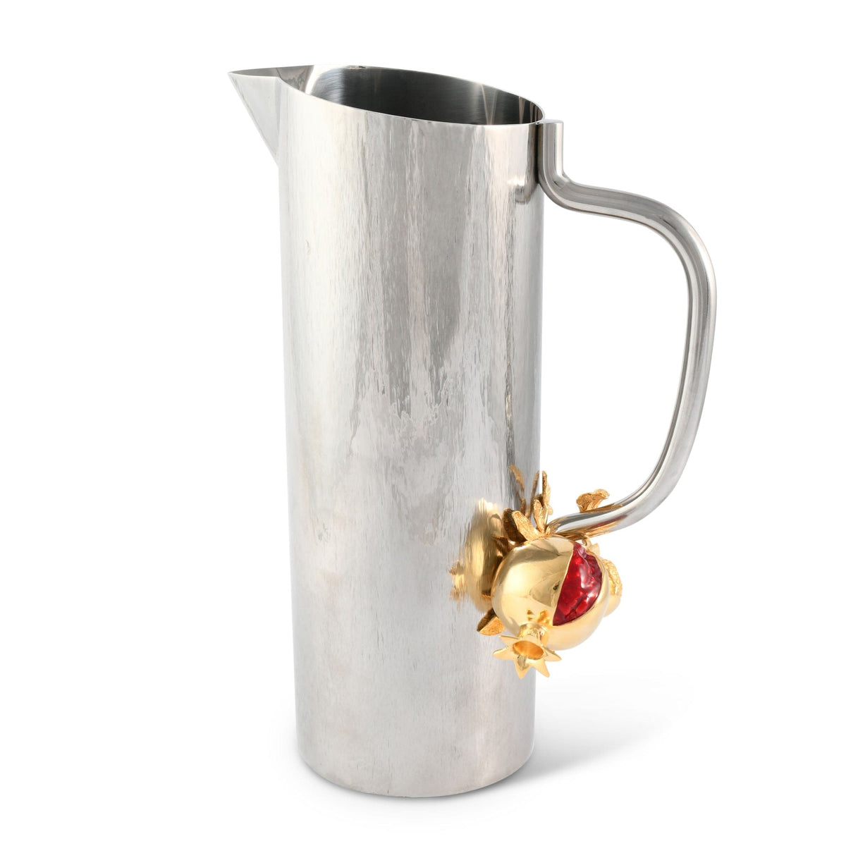 Vagabond House Farmer&#39;s Market Gold Pomegranate Stainless Steel Pitcher