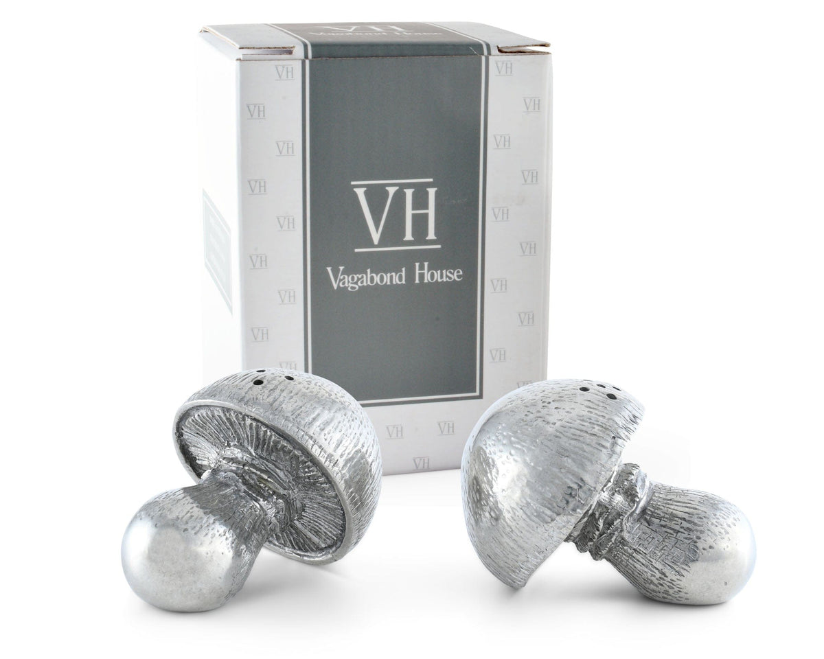 Vagabond House Farmer&#39;s Market Mushroom Salt &amp; Pepper Set
