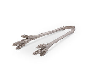 Vagabond House Farmer's Market Pewter Asparagus Pattern Tongs