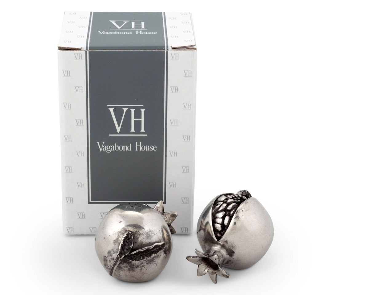 Vagabond House Farmer&#39;s Market Pomegranate Salt &amp; Pepper Set