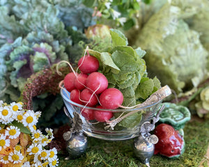 Vagabond House Farmer's Market Small Radish Dip Bowls