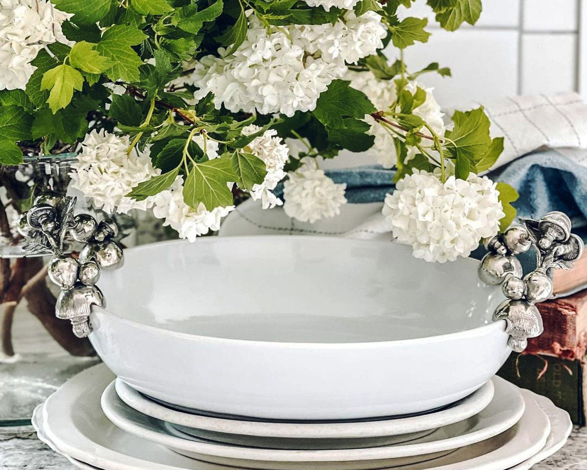 Vagabond House Farmer's Market Vegetable Stoneware Dish