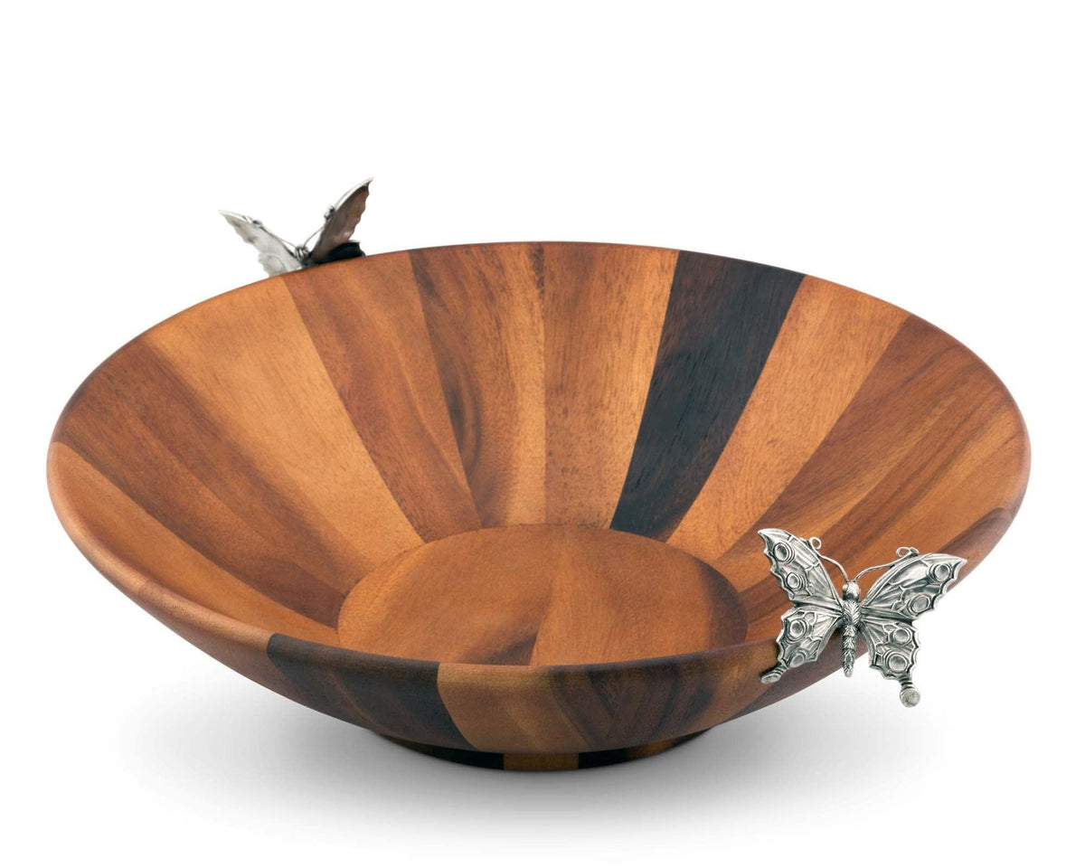 Vagabond House Garden Friends Butterfly Salad Bowl