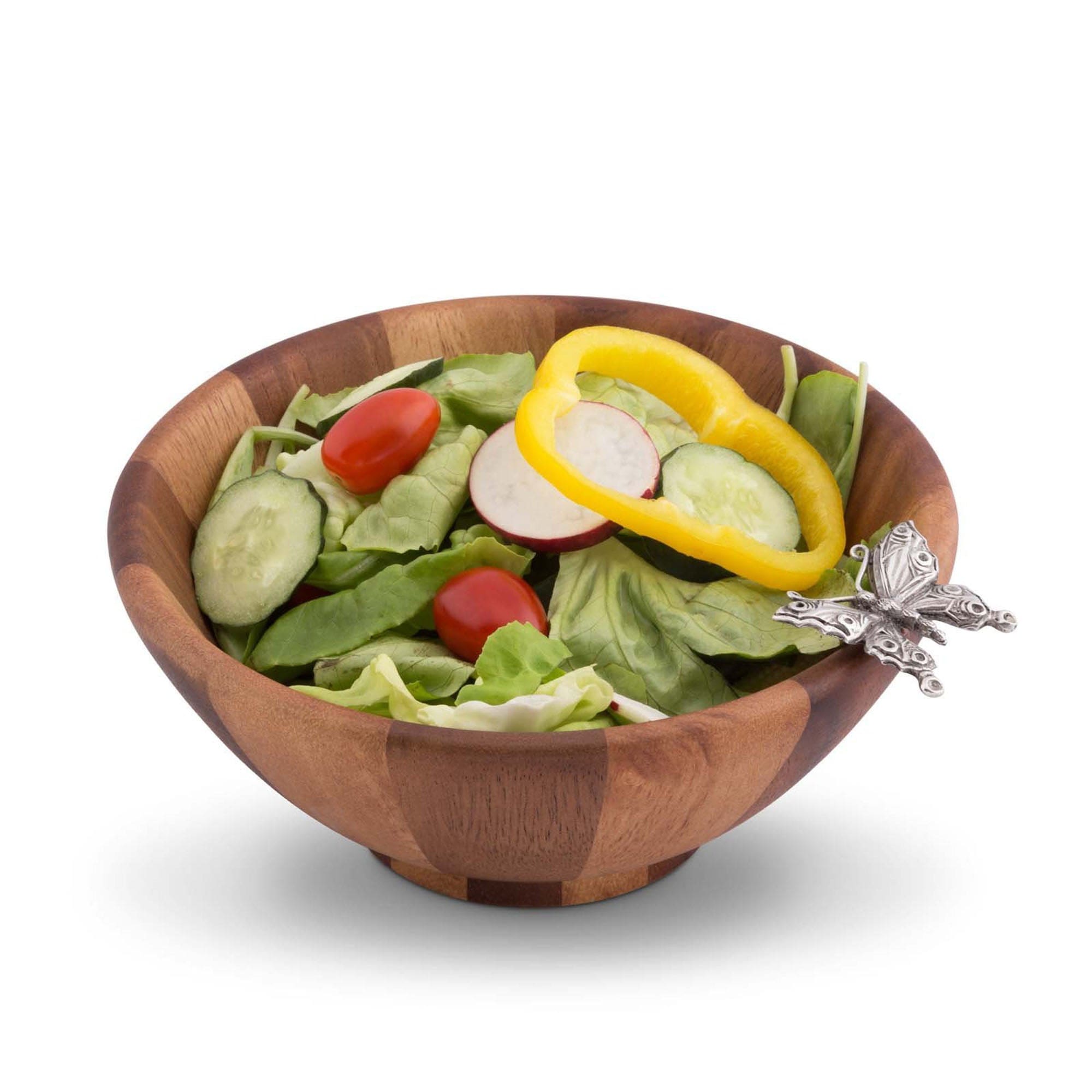 Vagabond House Garden Friends Butterfly Salad Bowl Small