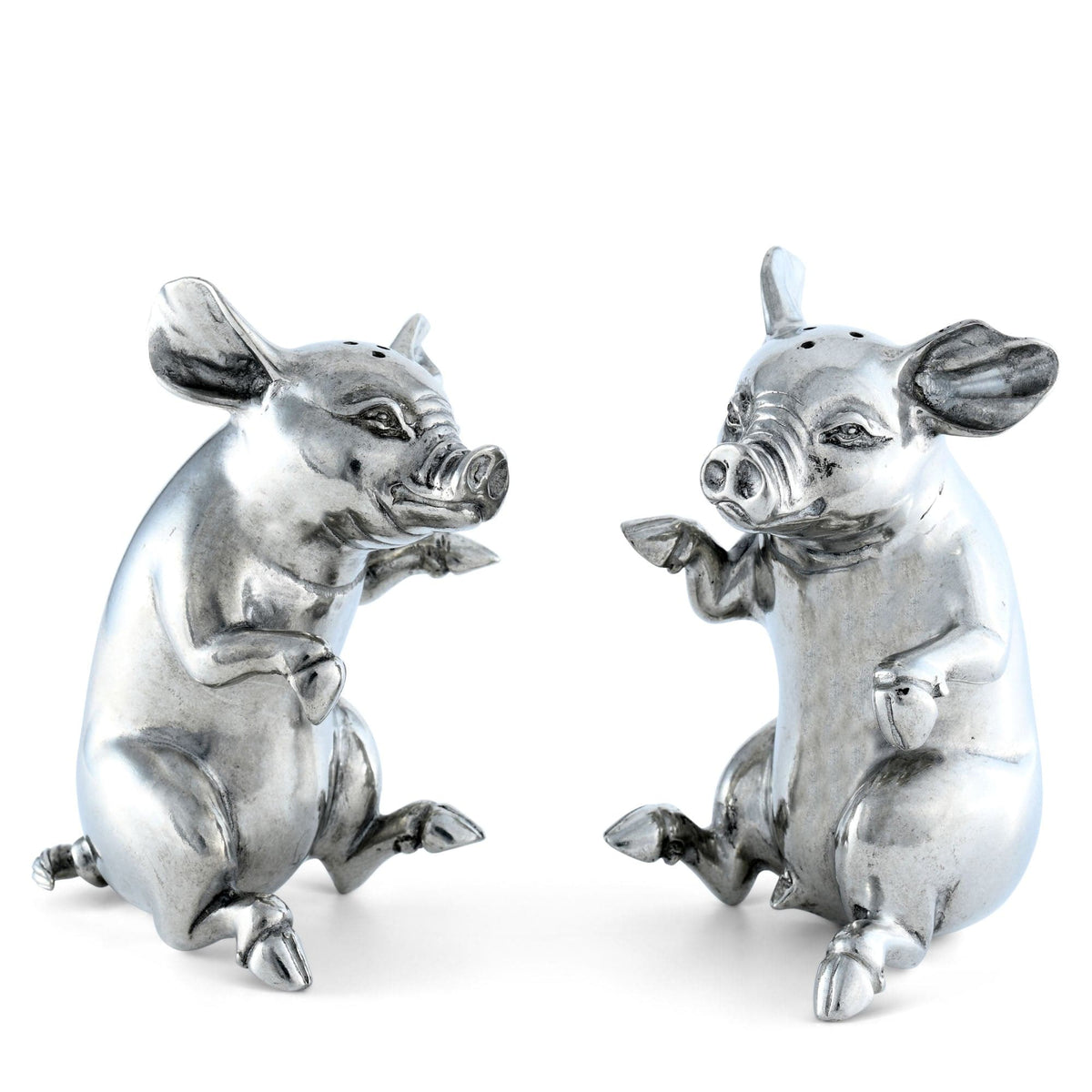 Vagabond House Garden Friends Happy Pigs Salt &amp; Pepper Set
